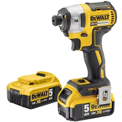 Шуруповерт DeWALT 18V XR Li-Ion, 2x5Ah, бесщеточный, 205 Нм, 3250 об/мин, кейс (DCF887P2) Винница - изображение 2