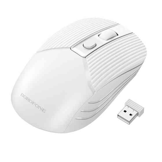 Мышь беспроводная BOROFONE BG5 Business mouse, цвет белый BG5W Одесса