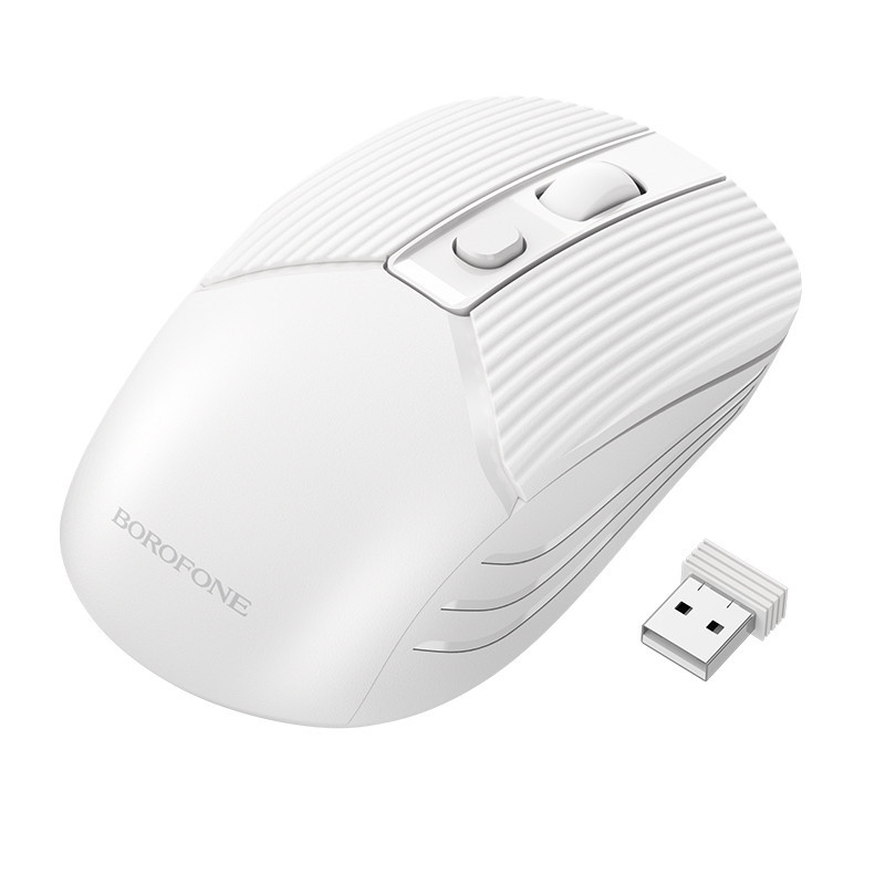 Мышь беспроводная BOROFONE BG5 Business mouse, цвет белый BG5W Одесса - изображение 1