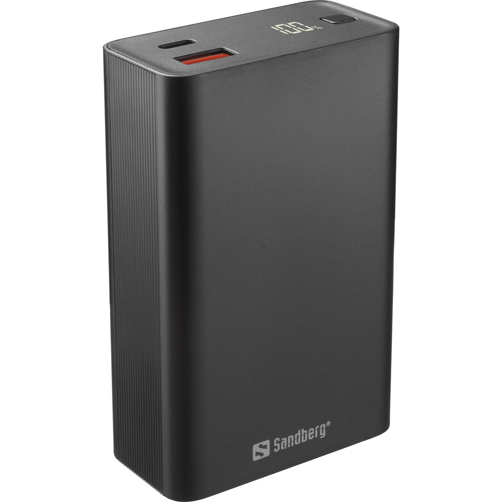 УМБ Sandberg 20000mAh 65W PD,QC3.0, USB-A , USB-C In/Out кабель 100W 0.5m Вінниця - фото 2