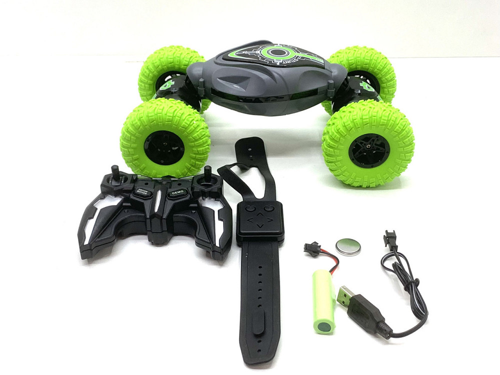 Машина на радіокеруванні 2.4G акумулятор USB зарядка змінює форму світло 28см Зелена (3688-G106A) Чернігів - фото 6