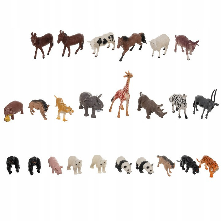 Великий ігровий набір фігурок тварин 48 шт в ящику Kruzzel (24816) Нововолинськ - фото 2