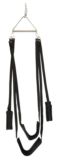 Секс-гойдалка You2Toys з металевим каркасом та пружиною, чорні Sex Aura Київ - фото 4