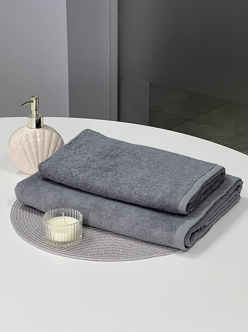 Рушник махровий Ideal Textile 50х90 см щільний з коротким ворсом 450 г/м2 Чернівці - фото 7