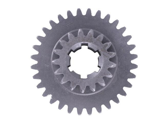 Шестерня 1/2-й передачи подвижная на минитрактор Шифенг 240, Z-32/17/6 Мукачево - изображение 3