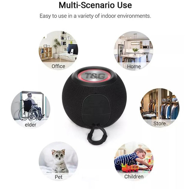 Світлова блютуз колонка з хорошим звуком, Портативна колонка з підтримкою bluetooth YR-42 Львів - фото 1