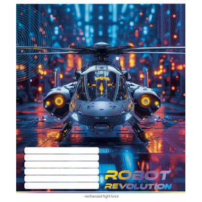 Тетрадь Школярик Robot Revolution 24 листа линия (024-3522L) Винница - изображение 2