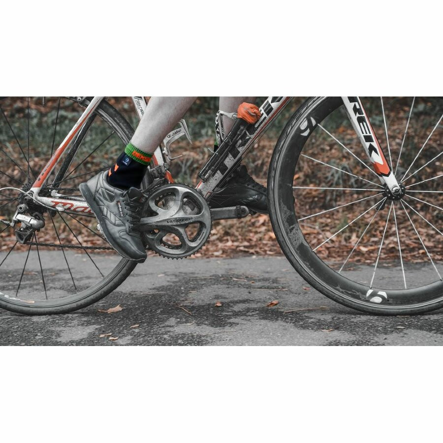 Шкарпетки водонепроникні Dexshell Running DS645BOR Чорні з оранжевим (розмір S) Вінниця - фото 7