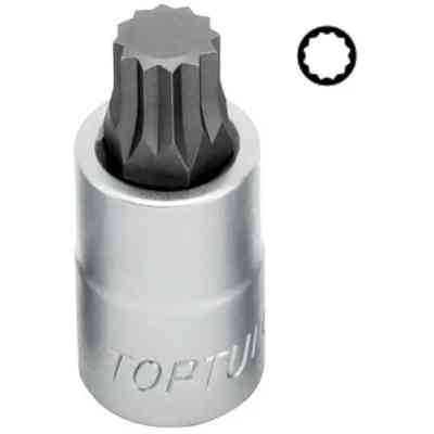 Головка торцева Toptul SPLINE M12 L55мм 1/2&quot; (BCHA1612) Вінниця