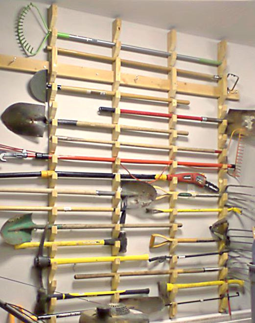 Органайзер для садового инвентаря 