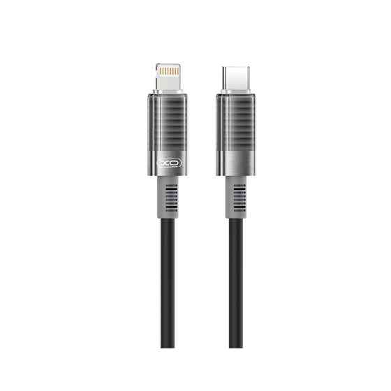 Кабель XO Brushed Silicone USB to Lightning 6A 1м чорний Львів