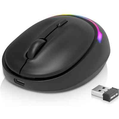 Мышка REAL-EL RM-440W Wireless/Bluetooth Black (EL123200045) Винница