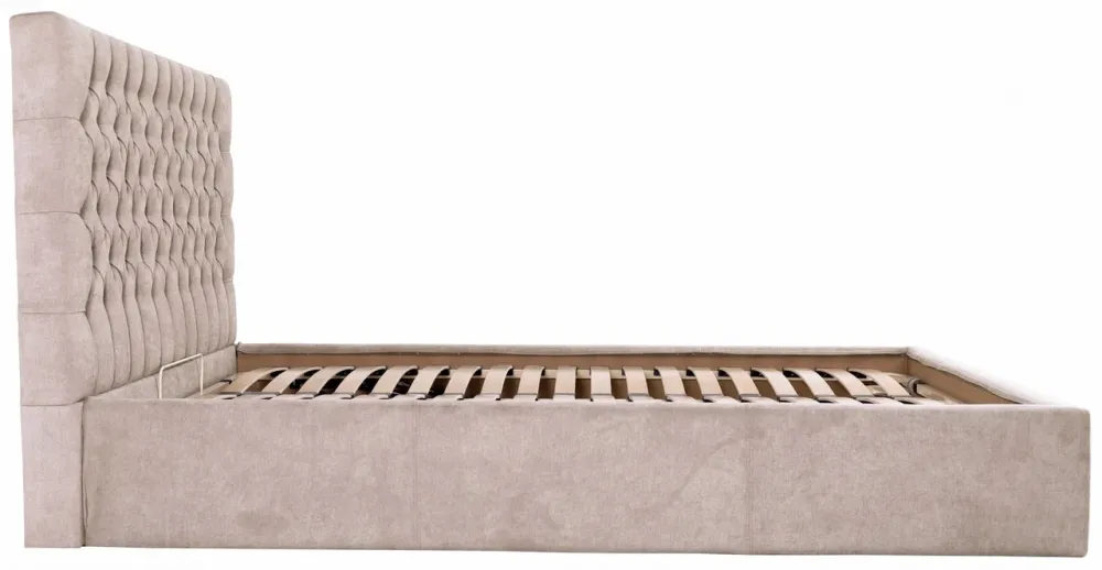 Ліжко Двоспальне Cambridge Comfort 160 х 200 см Місті Mocсо З підйомним механізмом та нішою для білизни Мокко Дніпро - фото 19