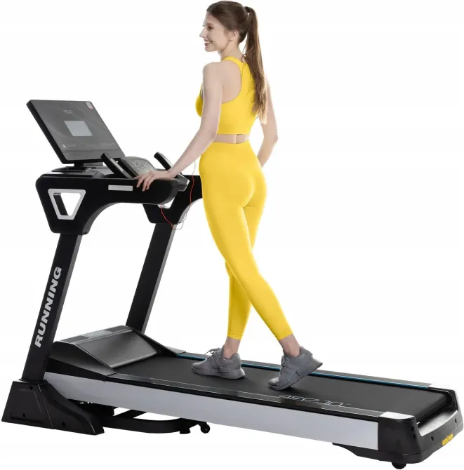 Беговая дорожка 4FIZJO Elektryczna Bieżnia Domowa Tm Grande S Czarne Киев - изображение 1