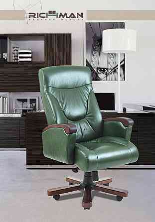 Офисное Кресло Руководителя Richman Boss Madras Kashtan Wood М3 MultiBlock Коричневый Днепр