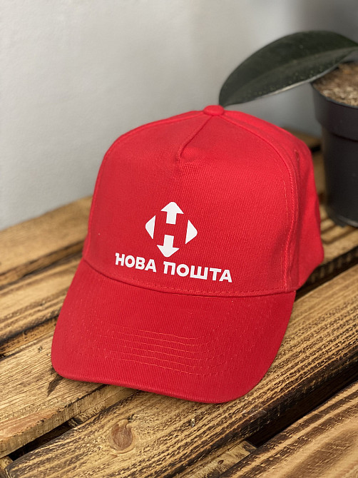 Кепка з логотипом "Нова пошта" Білий Чернівці - фото 1