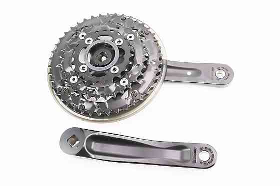 Шатуни "квадрат" 170мм, 42.32.22T MTB, алюмінієві, чорні ACERA FC-M361 Київ