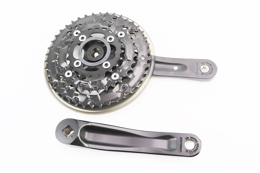 Шатуни "квадрат" 170мм, 42.32.22T MTB, алюмінієві, чорні ACERA FC-M361 Київ - фото 2