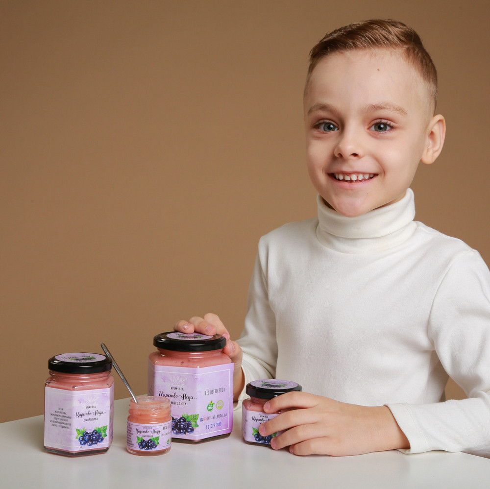 Крем мед смородина 130 грам Одеса - фото 3