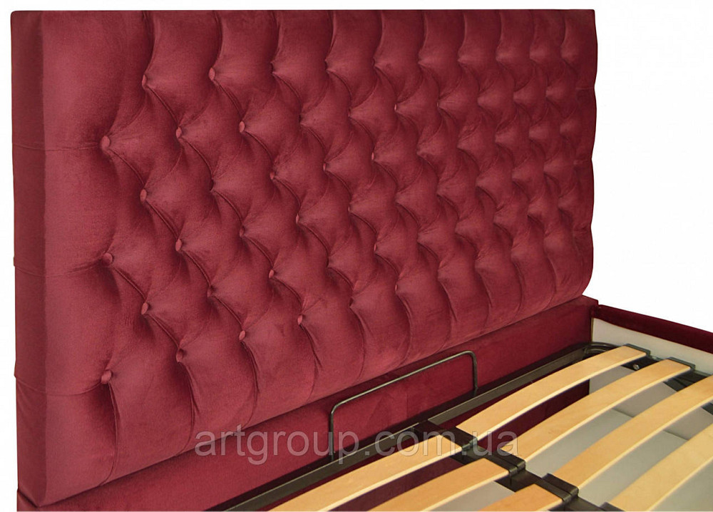 Кровать Cambridge Standart 120 х 190 см Missoni 026 Бордовый Днепр - изображение 20