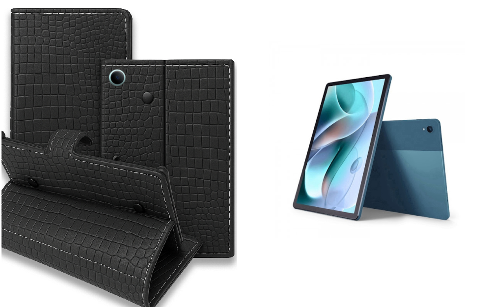 Книжка-трансформер для планшета Motorola Moto Tab G70, колір Black Krokodil Black Київ - фото 1