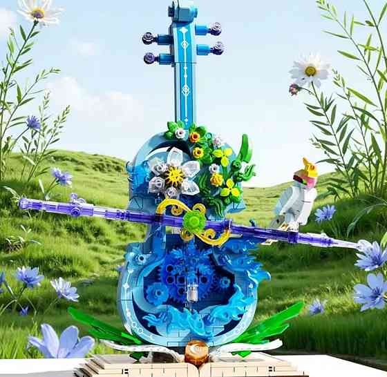 Конструктор подарунковий скрипка квіти 450 блоків Lego. Харків