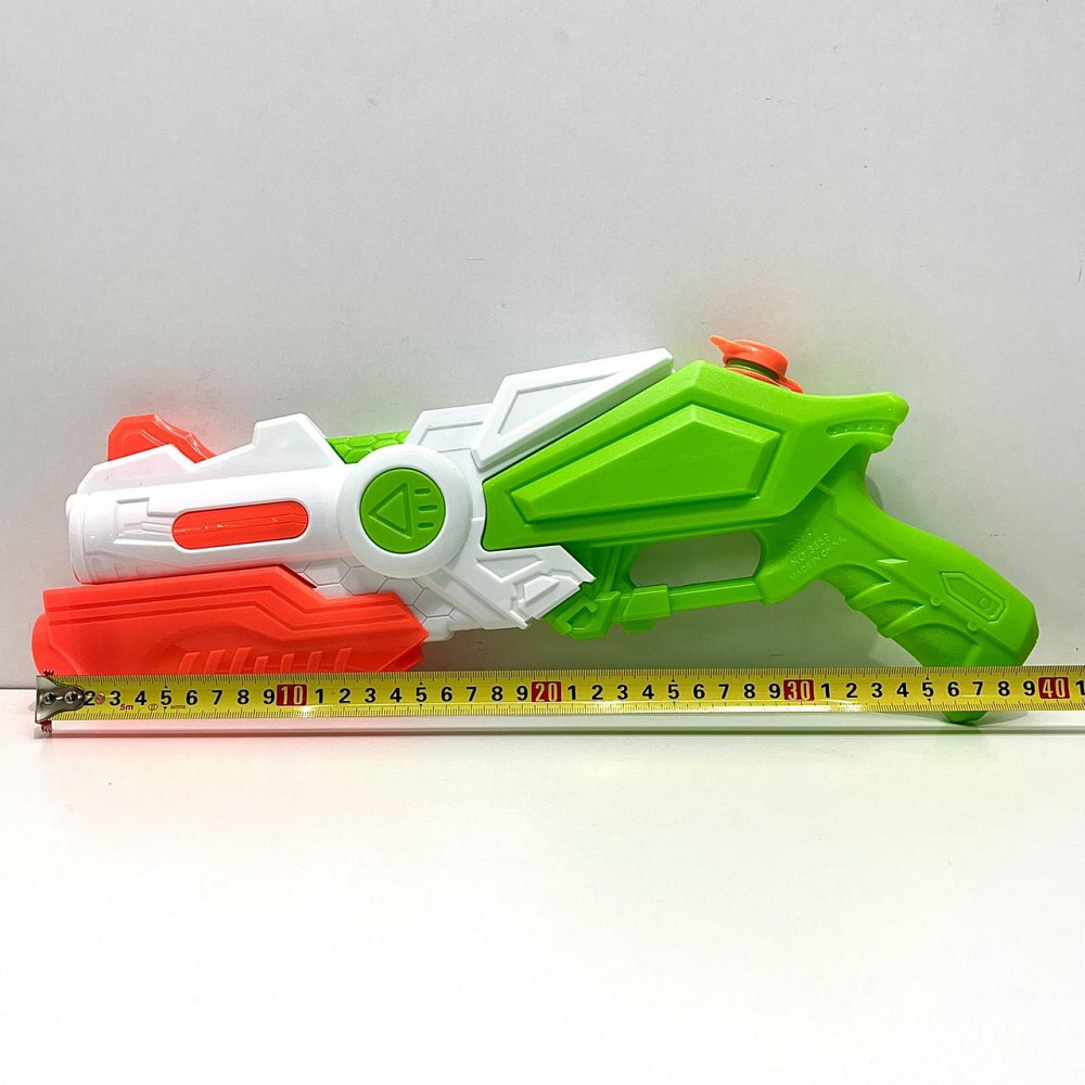 Бластер водний з помпою 40см Білий із салатовим (M 5855) Чернигов - изображение 4