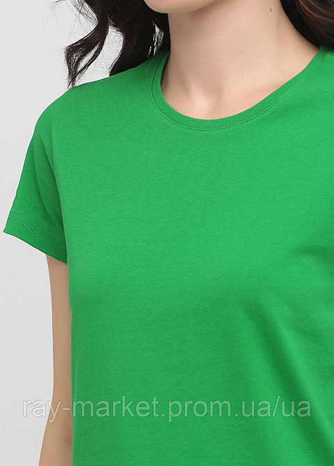 Футболка базовая Stedman Classic-T Unisex женская приталенная зеленая (ST2600-KEG ) Киев - изображение 3