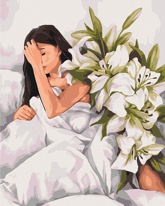 В утренних объятиях лилий © Mykhailyshyna Daria Киев - изображение 1
