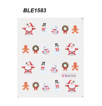 Новогодние наклейки на ногти Киев - изображение 1