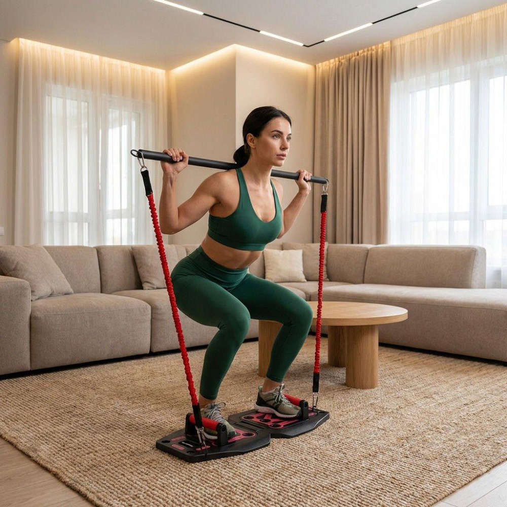 Дошка для віджимань Gymtek FlexBoard чорний Київ - фото 4