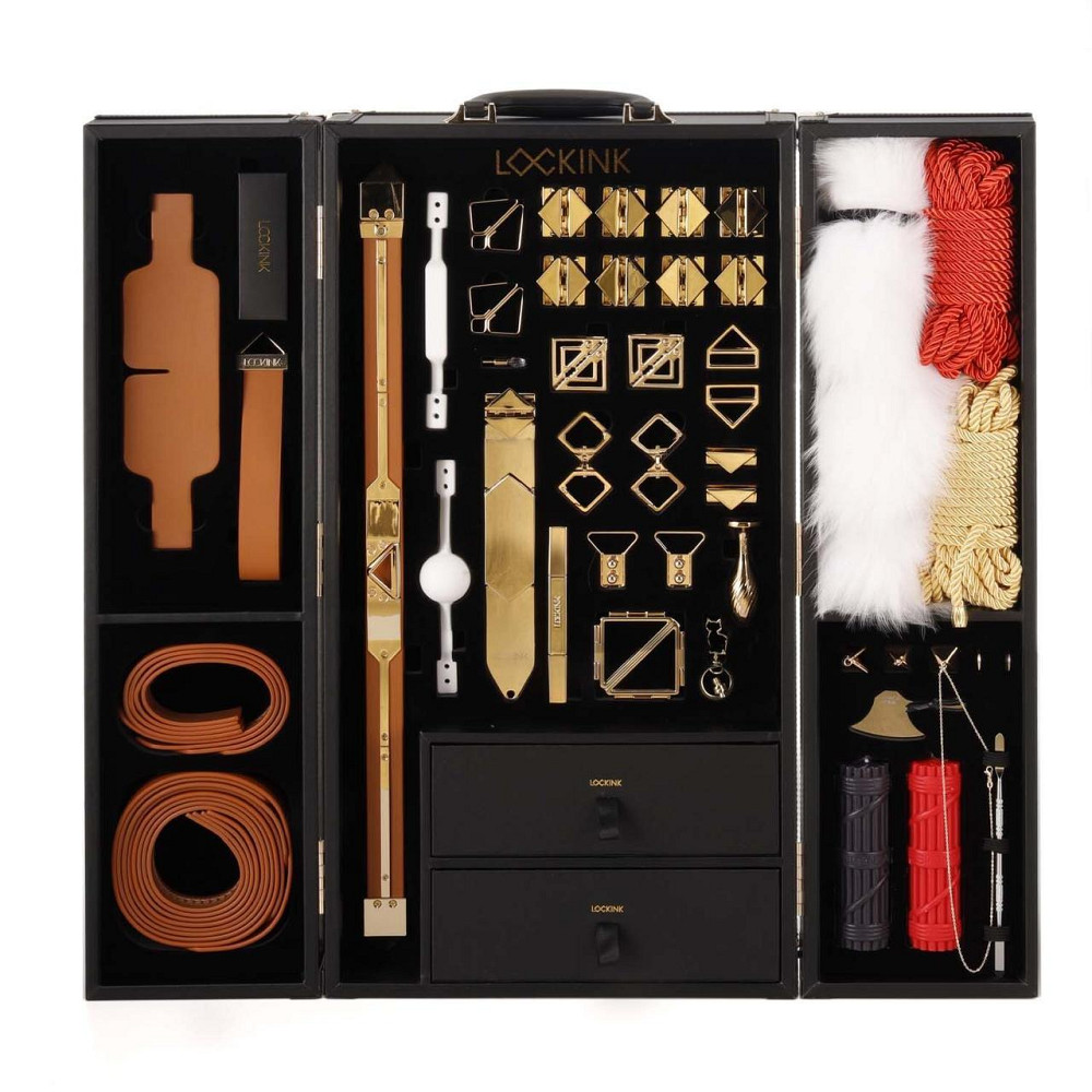 БДСМ-набор LOCKINK All-in-1 BDSM Play Kit - Brown Color Sex Aura Київ - фото 1