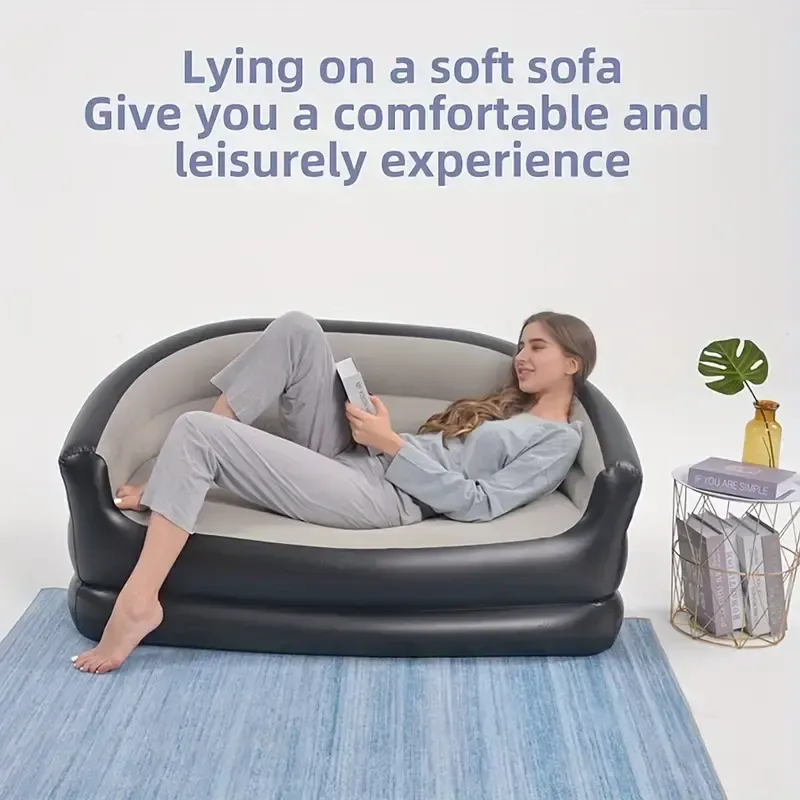 Складной диван для отдыха, Портативная кровать с подлокотниками ПВХ материал XL-1134 Коломия - фото 6