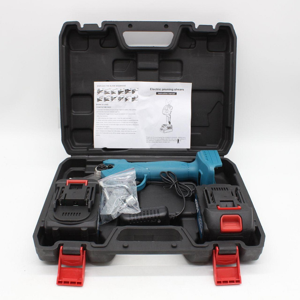 Аккумуляторный секатор садовый + 2 АКБ 48V / Электросекатор / Аккумуляторные садовые ножницы Киев - изображение 10