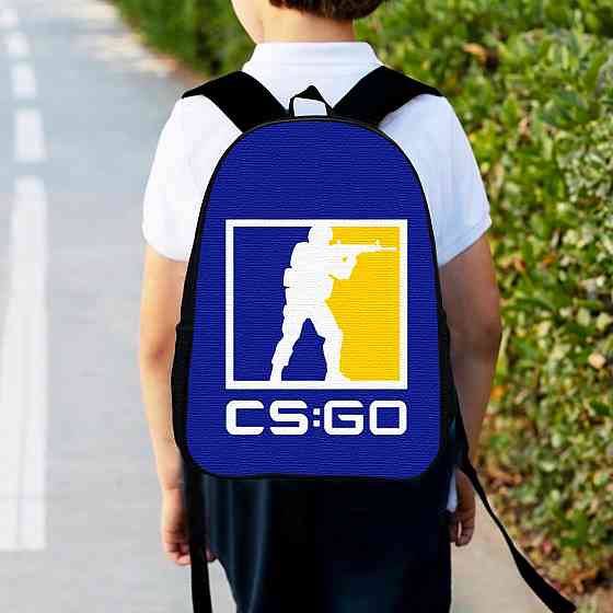 Рюкзак дитячий  контр-страйк CS:GO "Counter-Strike" 34х27см, міський ранець для хлопчика з принтом (00350) Київ