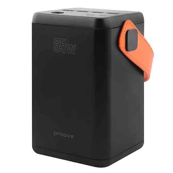 Універсальна мобільна батарея Proove Powerbox 65 W 60000 mAh Black (PBPB65412201) Чорний Харьков