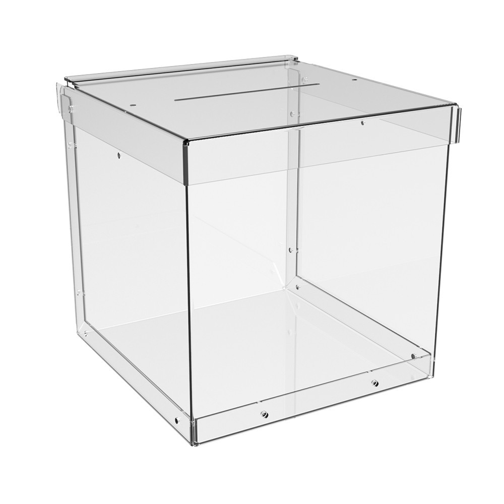 Ящик EKOSTAR без замка для сбора денег 150x150x150 мм. Объем 3,3 литра. Киев - изображение 3