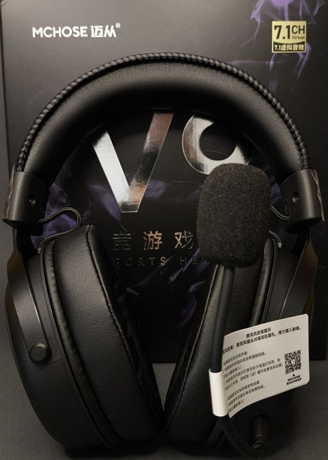 ‼️Mchose V9 Pro - Беспроводные игровые наушники, гарнитура + Гарантия Харьков - изображение 5