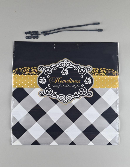 Полиэтиленовый пакет (40х40) с пластиковой ручкой 