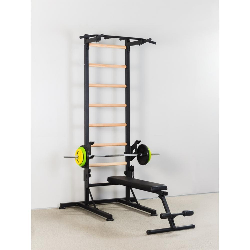 Шведська стінка пересувна UniversalWoodBlack універсальна поперечина з екологічно чистої липи або ясеня Кам'янське - фото 10