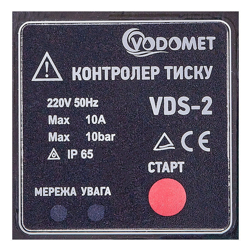 Контролер тиску Vodomet VDS-2 електронний для насоса (БРІО) 1,1кВт, 1" (VO4203) Київ - фото 4