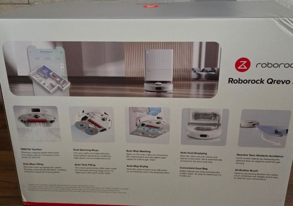 Робот-пылесос Roborock Qrevo S. (новый, упакованный) Киев - изображение 1