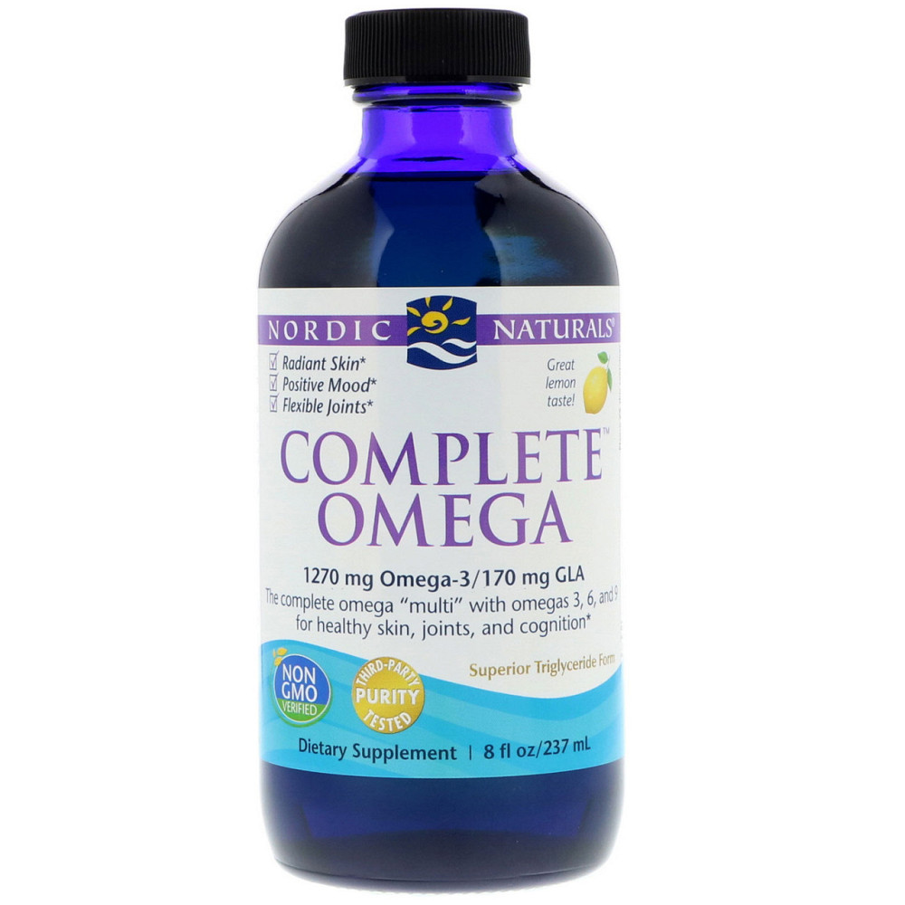 Омега 3 6 9 Nordic Naturals Complete Omega 237 мл Лимон Киев - изображение 1