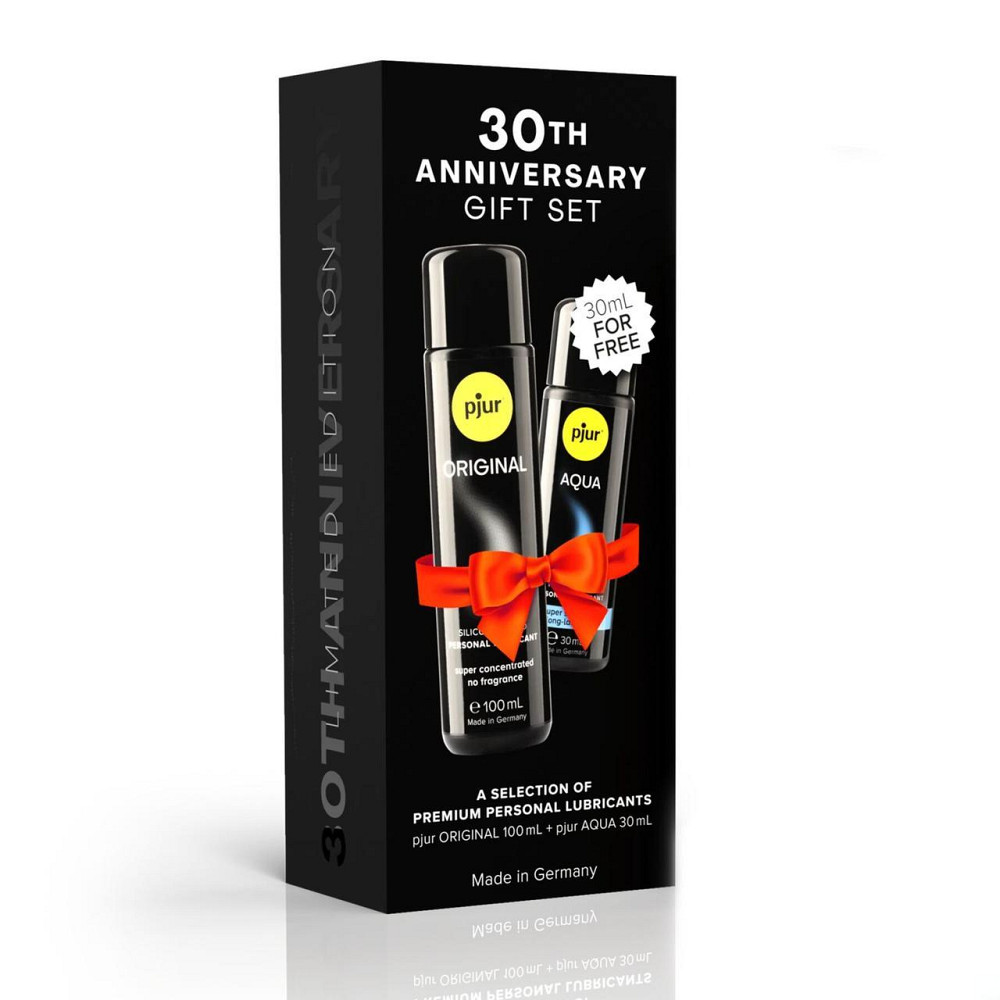 Ювілейний набір лубрикантів pjur 30th Anniversary Gift Set: Original 100 мл та Aqua 30 мл Sex Aura Київ - фото 3