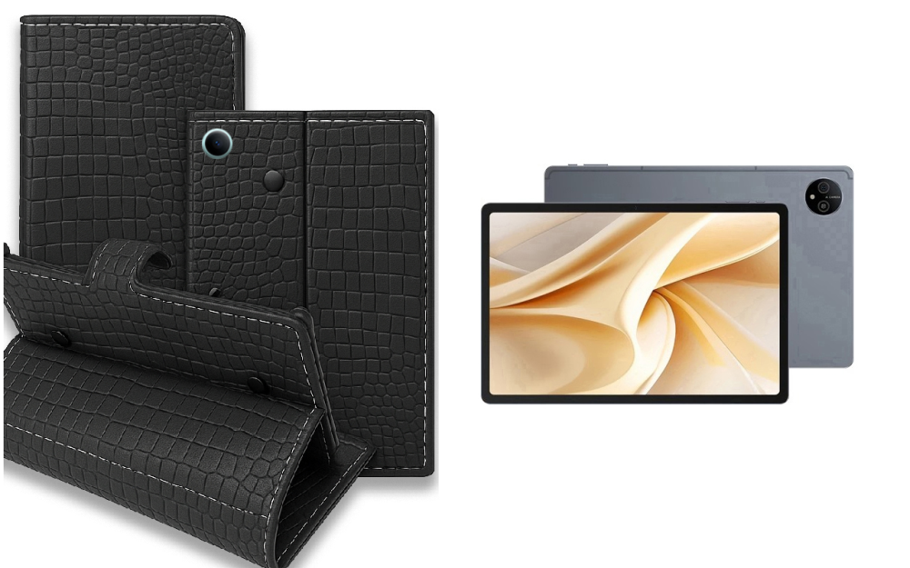 Книга-трансформер для планшета Ulefone Tab A7, цвет Black Krokodil Black Киев - изображение 1