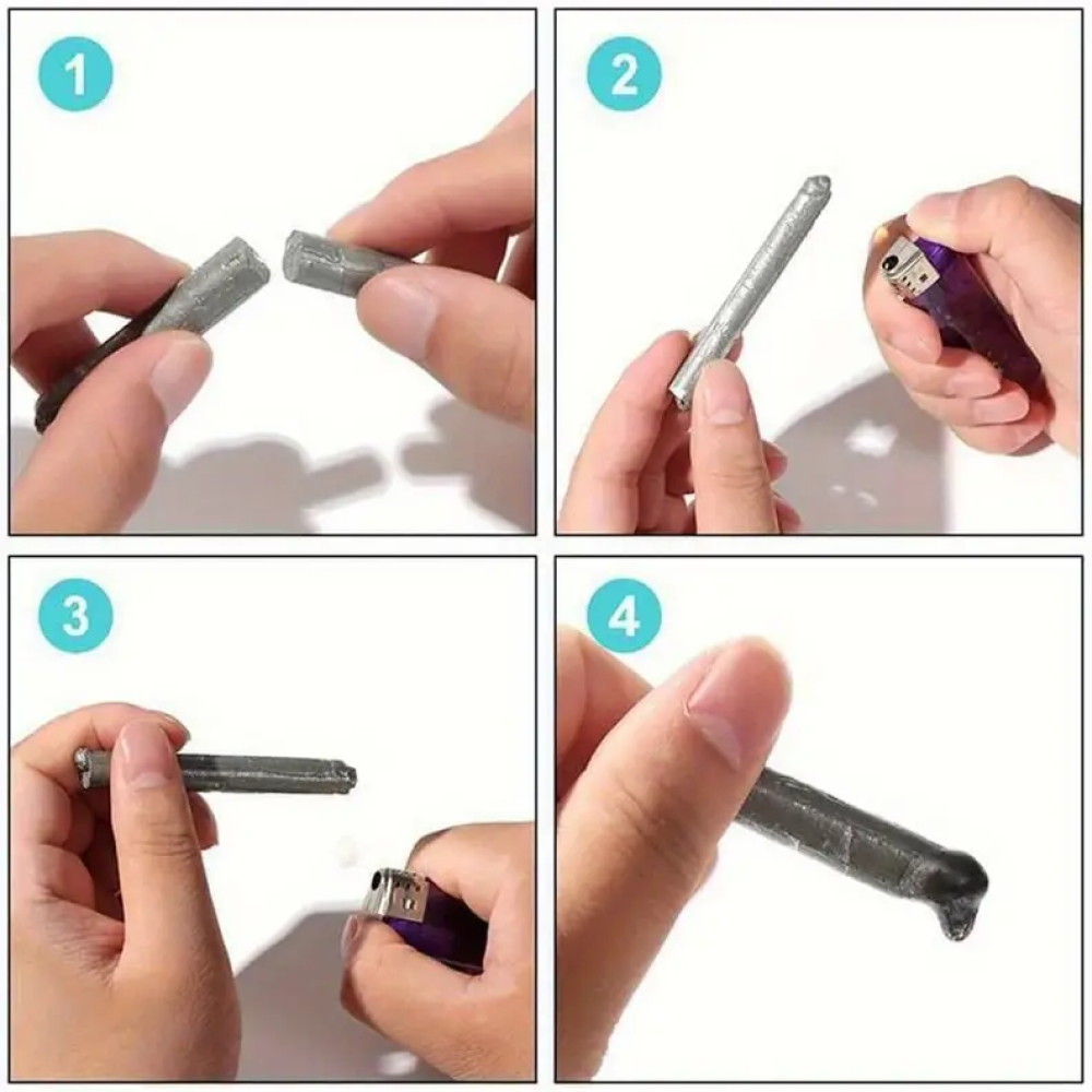 Стрижні для рідкого зварювання 7,7см, 3шт / Набір стрижнів для пайки алюмінію / Рідке зварювання / Зварювальні стрижні Київ - фото 8