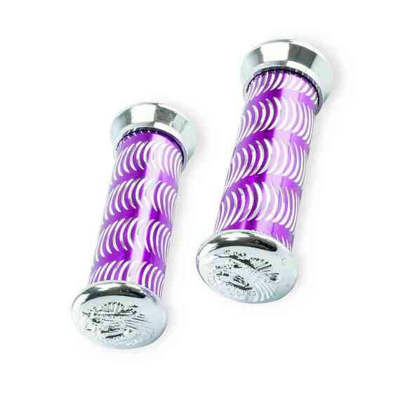 Ручки комплект алюминевые сиреневые руля Мукачево