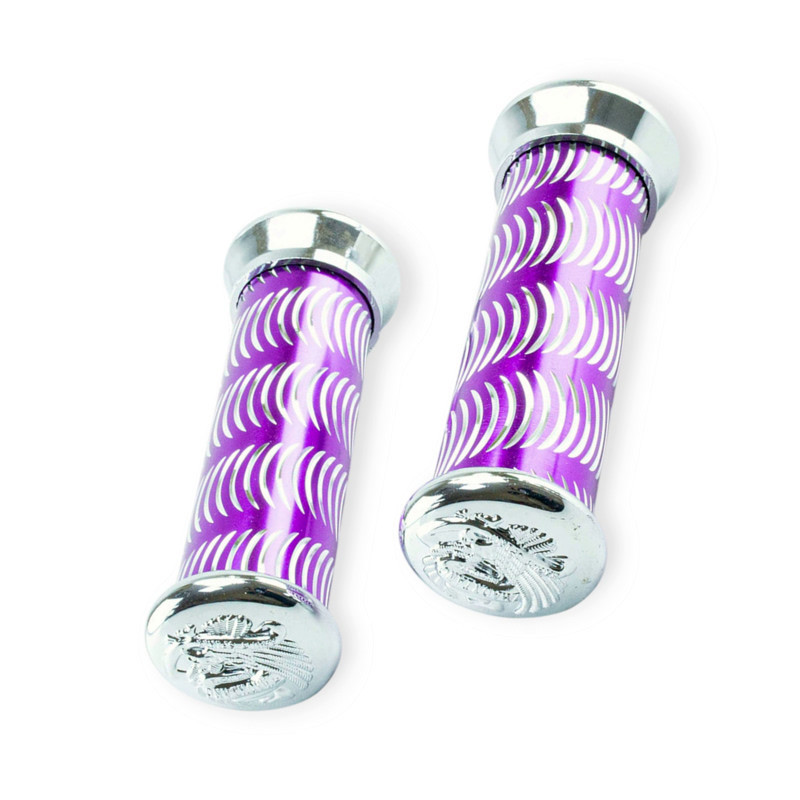 Ручки комплект алюминевые сиреневые руля Мукачево - изображение 2