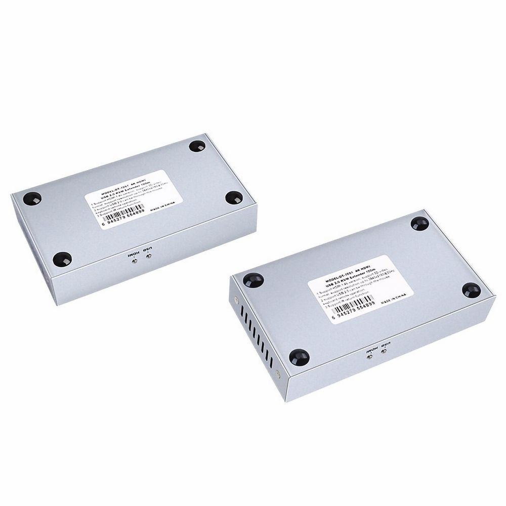 Подовжувач 4K HDMI і USB 2.0 KVM 100m Dtech DT-7051 (74-00124) Київ - фото 9