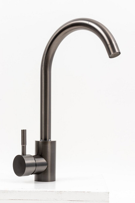 PLATINUM Кухонний змішувач Platinum FC-4 PVD чорний Київ - фото 3